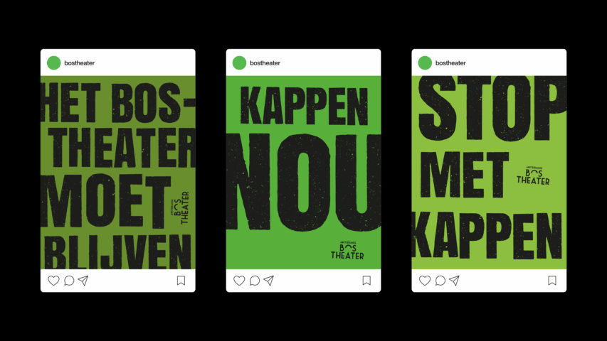 Kap het Bostheater niet