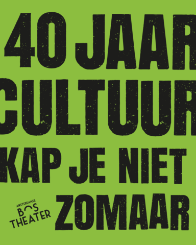 Kap het Bostheater niet