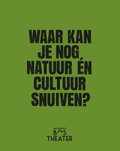 Kap het Bostheater niet