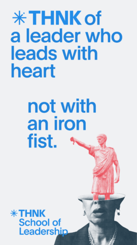 Think of a leader